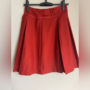 Netto di Mammina Cotton Blend Pleated Skirt